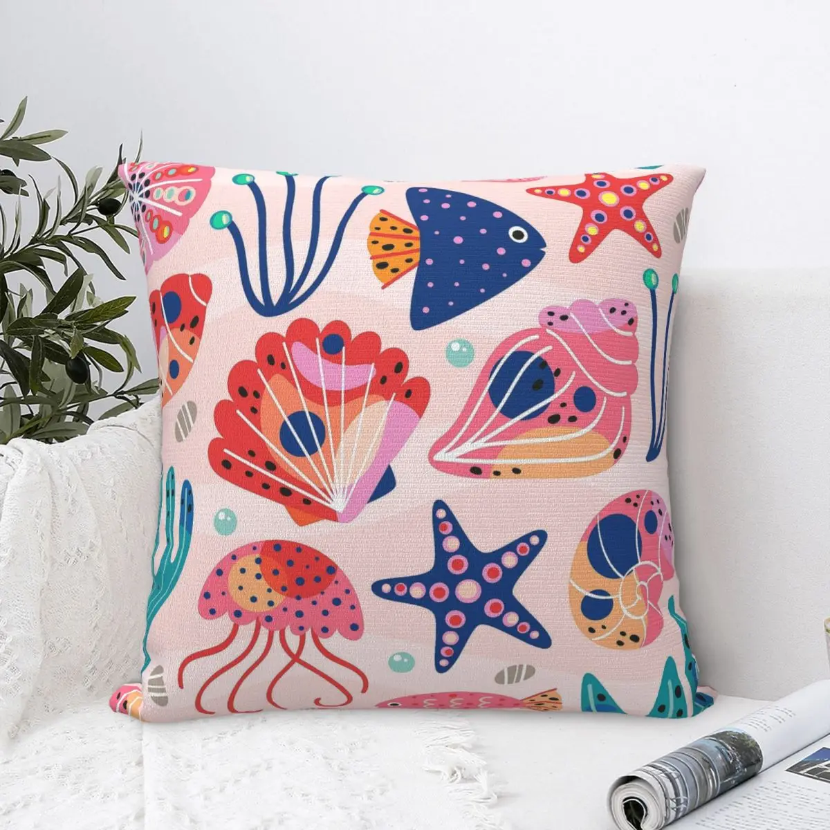 Color Shells Throw Pillow Case Animals of The Sea Clever Gentle Free And Happy Backpack Cushions Covers Home Decor
Color Shells Throw Pillow Case Animals of The Sea Clever Gentle Free And Happy Backpack Cushions Covers Home Decor