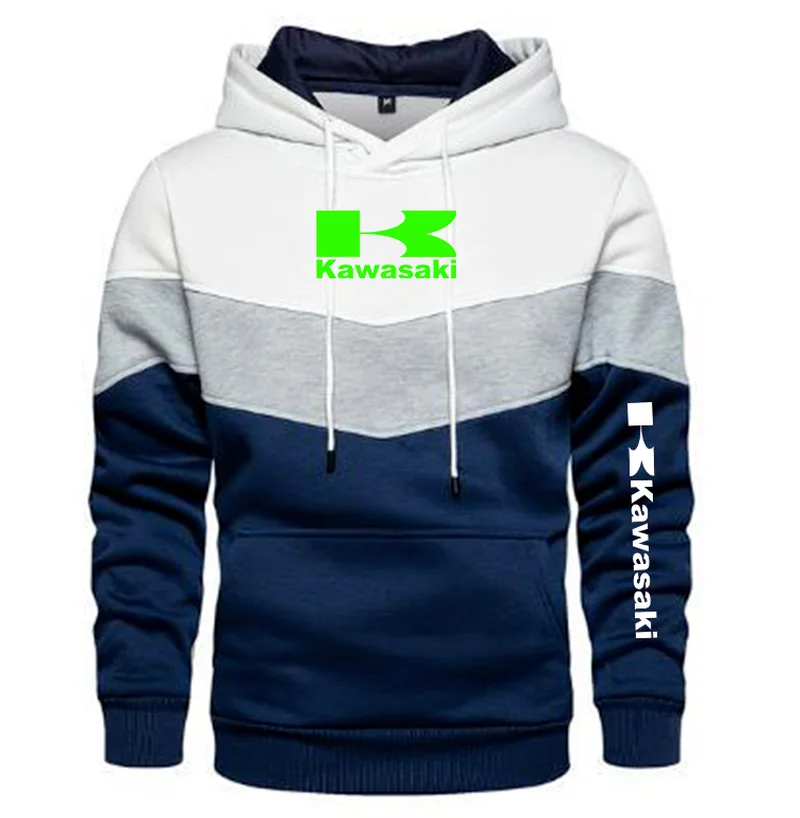 2022 New Spring Autumn Men Logo kawasaki Patchwork Color Pullover Long Sleeve Hoodie Fashion Cotton Hoody Sweatshirt
2022 New Spring Autumn Men Logo kawasaki Patchwork Color Pullover Long Sleeve Hoodie Fashion Cotton Hoody Sweatshirt