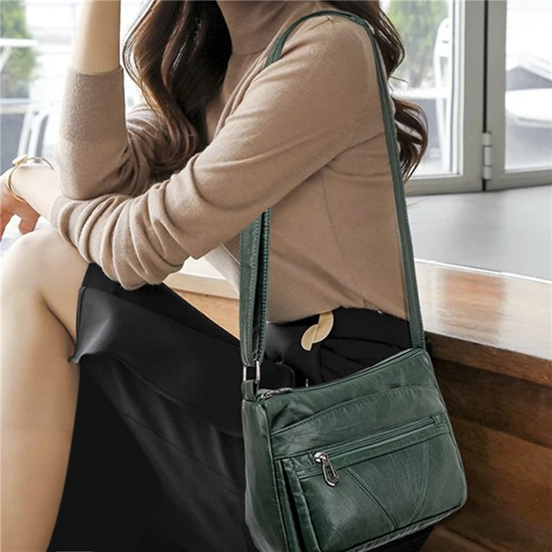 High Quality Womens Soft PU Leather Shoulder Bags For Women Multi-Layer Classic Crossbody Bag Luxury Designer Handbags Purses
High Quality Womens Soft PU Leather Shoulder Bags For Women Multi-Layer Classic Crossbody Bag Luxury Designer Handbags Purses