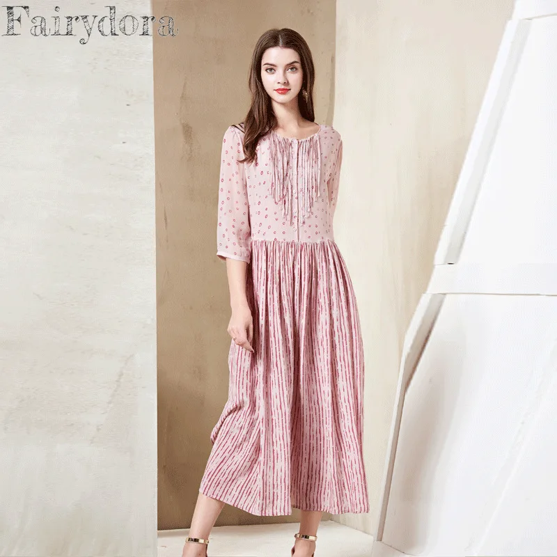 100% Mulberry Silk Dresses Summer Elegant Pure Silk Dress for Women Printing Midi Dress
100% Mulberry Silk Dresses Summer Elegant Pure Silk Dress for Women Printing Midi Dress