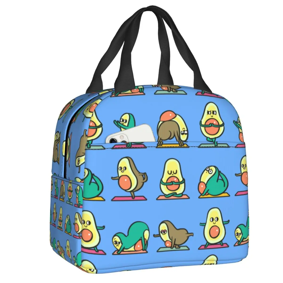 Cute Avocado Yoga Lunch Bag Women Warm Cooler Thermal Insulated Fruit Vegan Lunch Box for Kids School Picnic Food Tote Bags
Cute Avocado Yoga Lunch Bag Women Warm Cooler Thermal Insulated Fruit Vegan Lunch Box for Kids School Picnic Food Tote Bags