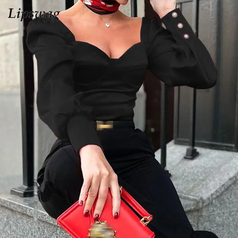 Autumn Fashion Slasn Neck Blouse Shirts Women Sexy Off Shoulder Satin Pullover Tops Office Lady Casual Long Sleeve Loose Blusa
Autumn Fashion Slasn Neck Blouse Shirts Women Sexy Off Shoulder Satin Pullover Tops Office Lady Casual Long Sleeve Loose Blusa