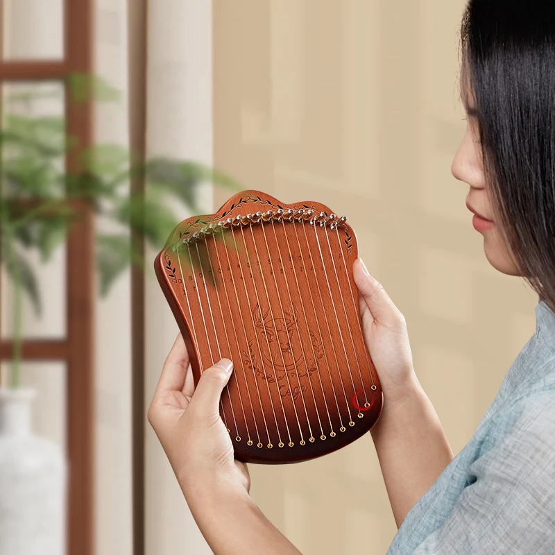 Fingerplay 17 Strings Harp Lyre Piano Musical Instrument Beech Wooden Harp Creative Gift With Piano Bag Tuning Lever
Fingerplay 17 Strings Harp Lyre Piano Musical Instrument Beech Wooden Harp Creative Gift With Piano Bag Tuning Lever