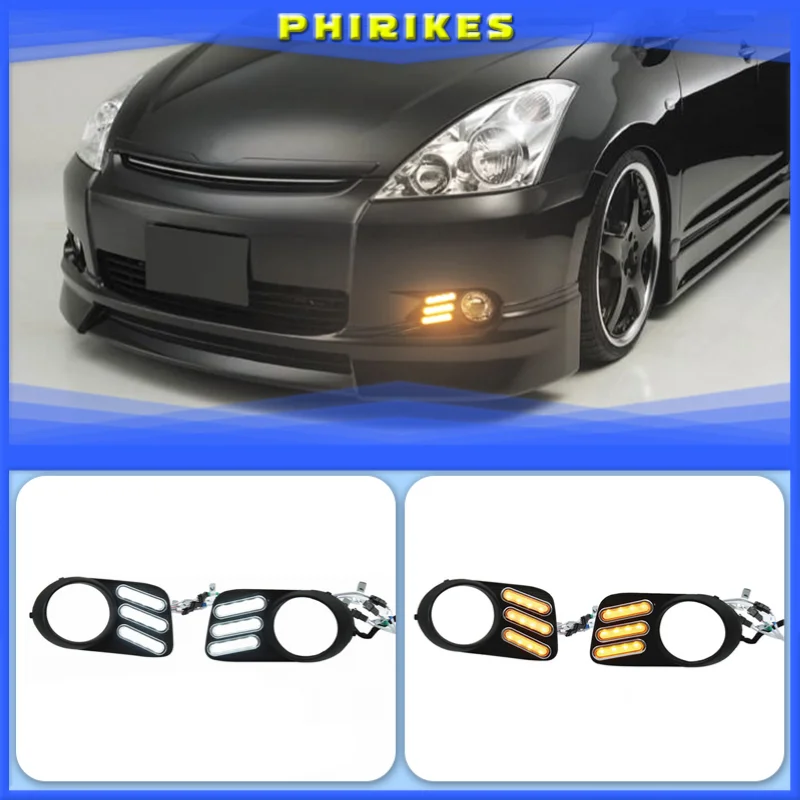 For TOYOTA WISH 2004 2005 Daytime Running Light LED Fog Lights Fog Lamp Front Bumper Fog Light LED DRL Headlight
For TOYOTA WISH 2004 2005 Daytime Running Light LED Fog Lights Fog Lamp Front Bumper Fog Light LED DRL Headlight