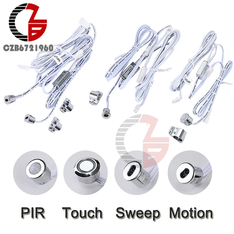 DC 12V-24V Touch sensor switch Hand Sweep Switch 5A IR Motion Sensor Hand Wave Scan Smart LED Closet Cabinet light/Wardrobe lamp
DC 12V-24V Touch sensor switch Hand Sweep Switch 5A IR Motion Sensor Hand Wave Scan Smart LED Closet Cabinet light/Wardrobe lamp