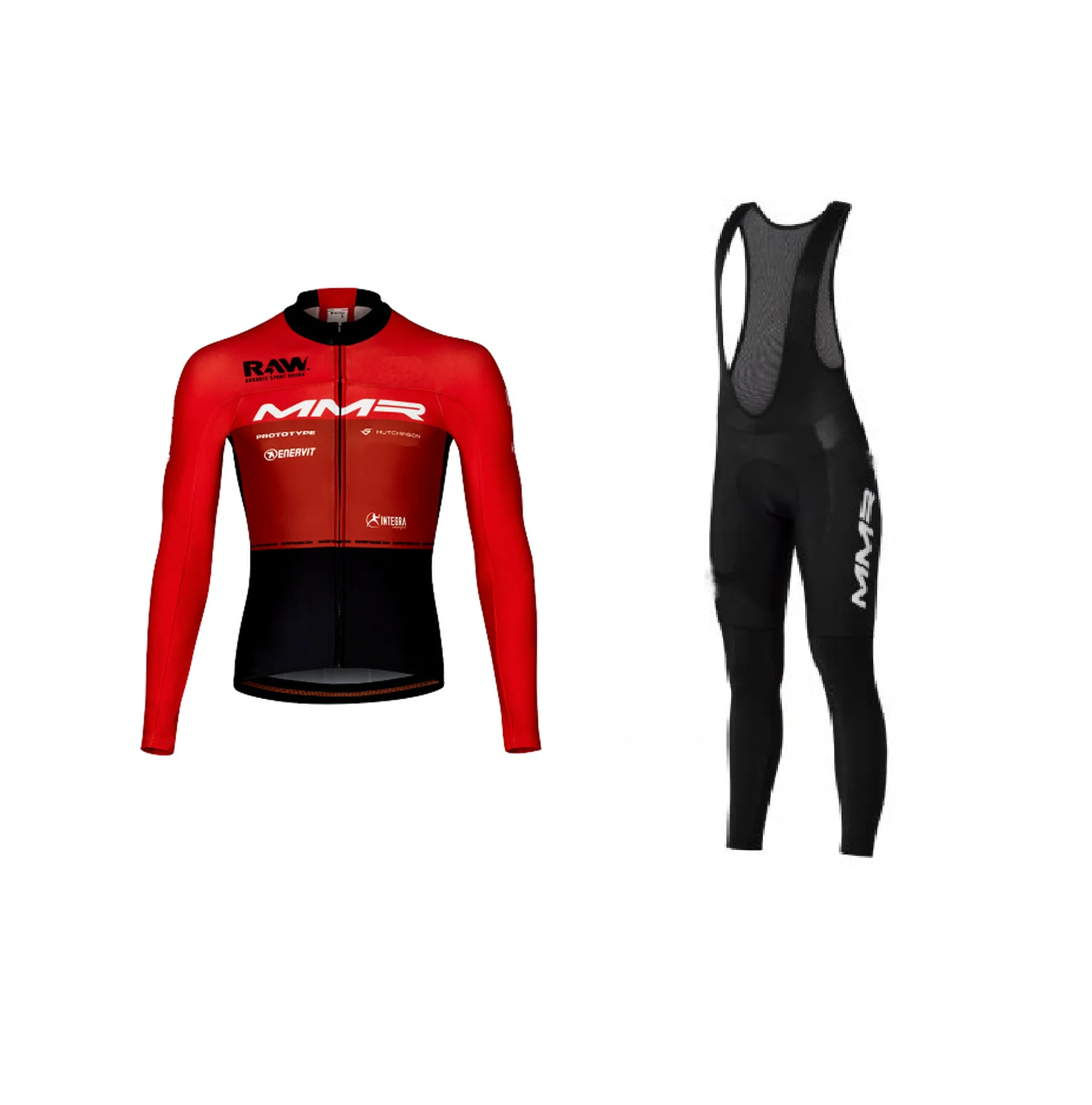 

SPRING SUMMER 2023 MMR FACTORY RACING TEAM Cycling Jersey Long Sleeve Bicycle Clothing With Bib PANTS Ropa Ciclismo