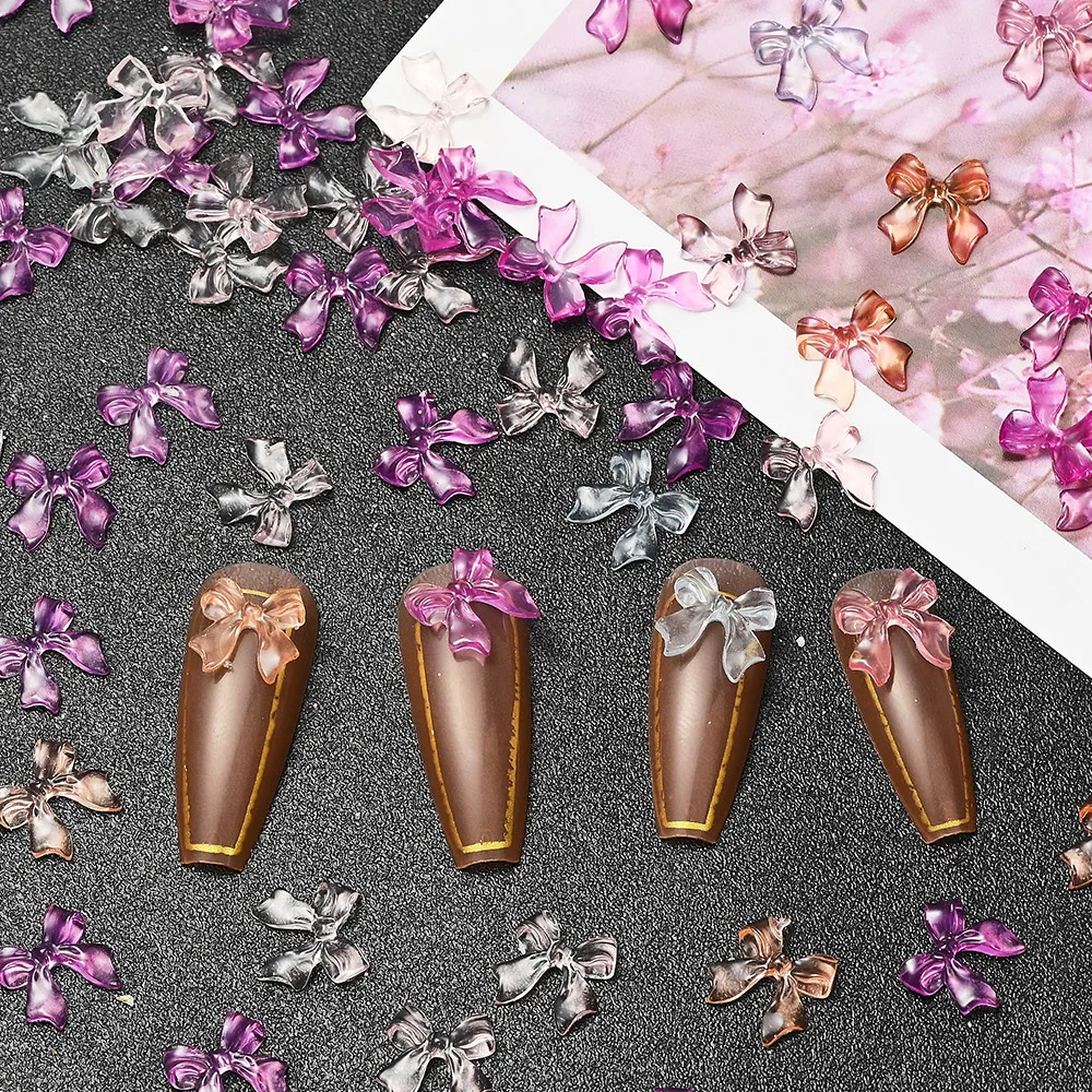 100Pcs UV Light-sensitive Bowknots Nail Art Rhinestone 11mm Color-change Ribbon Bow Nail Charms Resin Butterfly Bow Nail Jewelry
100Pcs UV Light-sensitive Bowknots Nail Art Rhinestone 11mm Color-change Ribbon Bow Nail Charms Resin Butterfly Bow Nail Jewelry