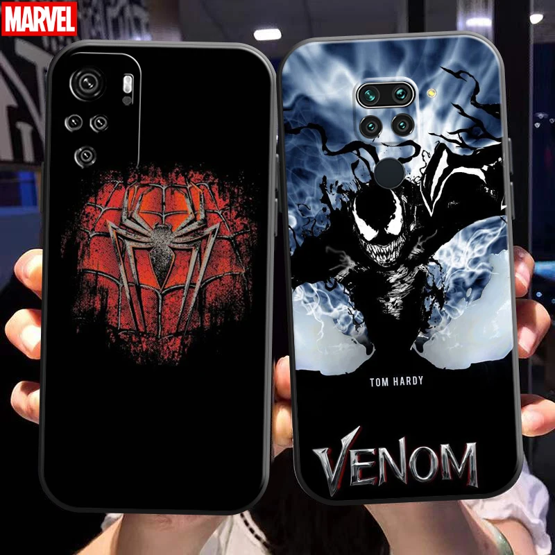 Marvel Spiderman Venom For Xiaomi Redmi Note 10 10S 10T 10 Pro 5G 9 9T 9S Redmi 10 9 9T 9A 9C Phone Case Black Soft Funda
Marvel Spiderman Venom For Xiaomi Redmi Note 10 10S 10T 10 Pro 5G 9 9T 9S Redmi 10 9 9T 9A 9C Phone Case Black Soft Funda