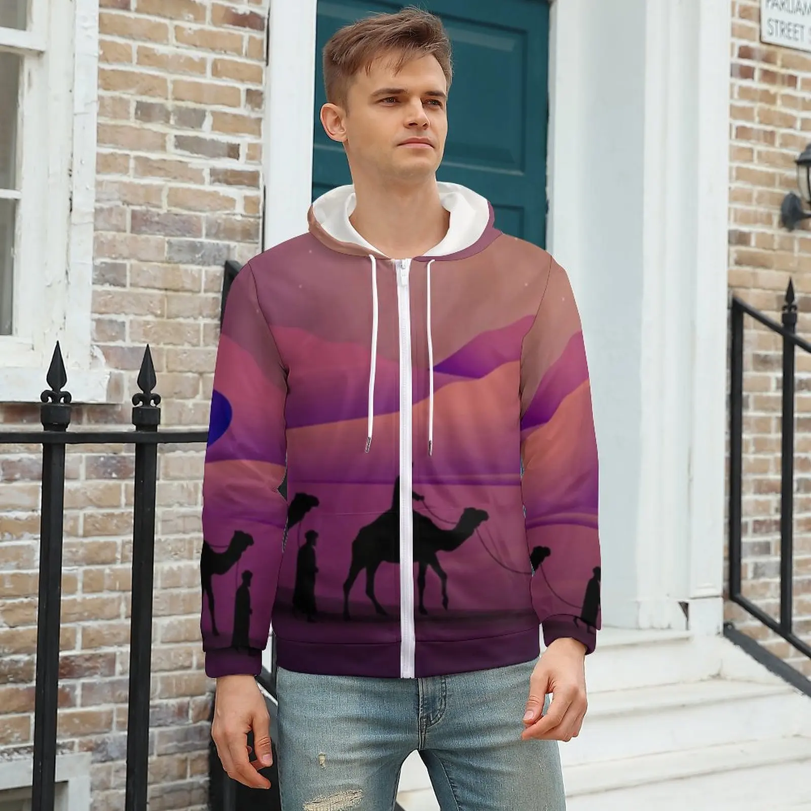 Desert Starry Night Hoodies Camel Stars Print Polyester Zip Up Hoodie Casual Autumn Hoodie Oversized
Desert Starry Night Hoodies Camel Stars Print Polyester Zip Up Hoodie Casual Autumn Hoodie Oversized