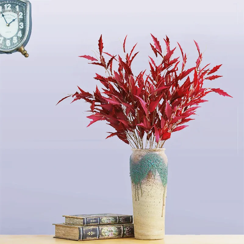 Simulation Plants, 110cm4 Fork Wormwood Leaves, DIY Wedding Ceiling Plant Wall, Flower Arrangement,Living Room Decorative Leaves
Simulation Plants, 110cm4 Fork Wormwood Leaves, DIY Wedding Ceiling Plant Wall, Flower Arrangement,Living Room Decorative Leaves