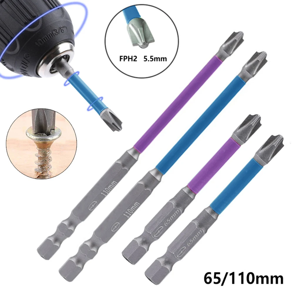 2PCS Magnetic Special Slotted Cross Screwdriver Bit FPH2 Alloy Steel Screwdriver Bit Suitable For Socket Switch Power Tool
2PCS Magnetic Special Slotted Cross Screwdriver Bit FPH2 Alloy Steel Screwdriver Bit Suitable For Socket Switch Power Tool