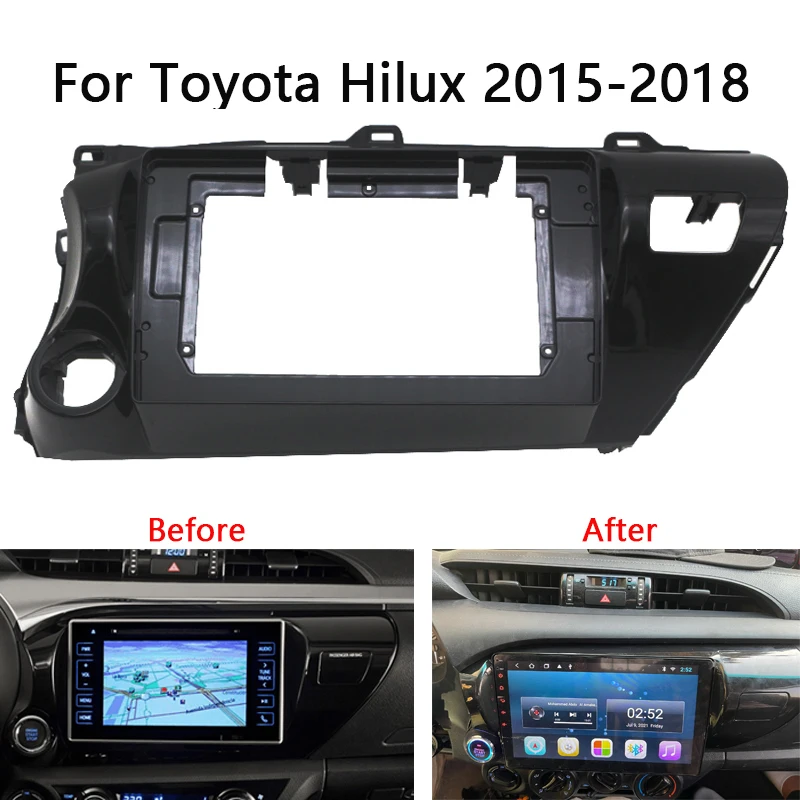 2 Din Car Radio Fascia For TOYOTA Hilux 2015-2018 Auto Stereo Audio Player DVD Panel Dash Kit Frame Center Console Holder
2 Din Car Radio Fascia For TOYOTA Hilux 2015-2018 Auto Stereo Audio Player DVD Panel Dash Kit Frame Center Console Holder