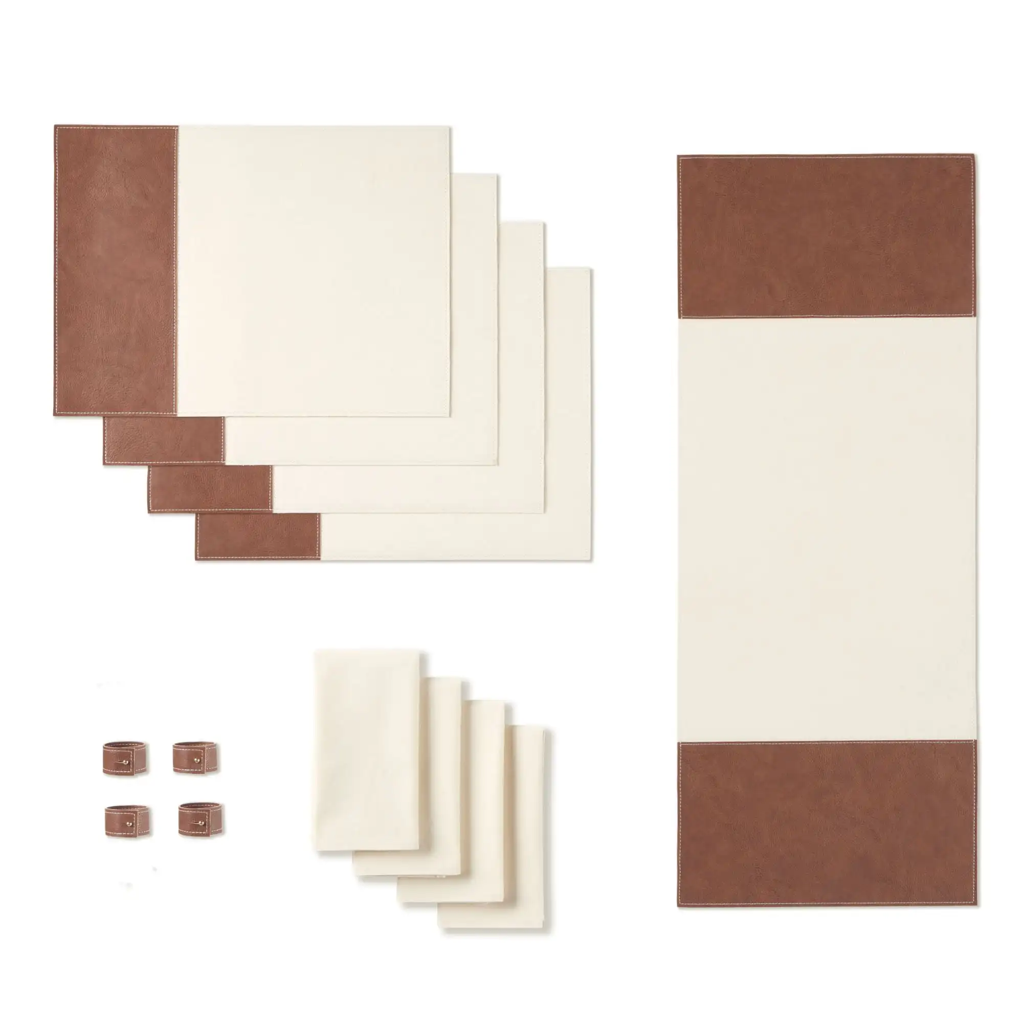 Better Homes & Garden Celina Runner, Placemat, Napkin, Napkin Ring Set, Brown, 13 Piece
Better Homes & Garden Celina Runner, Placemat, Napkin, Napkin Ring Set, Brown, 13 Piece