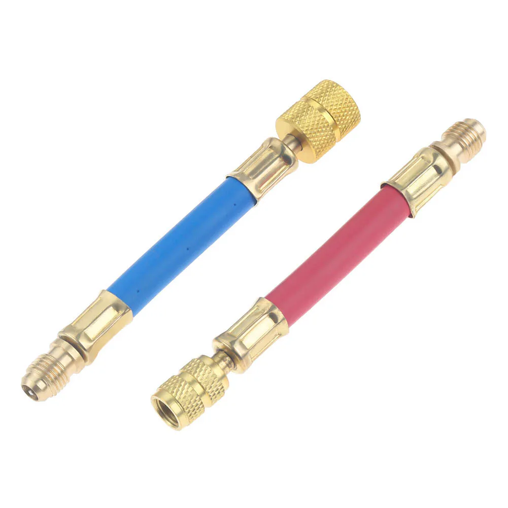 R134A R12 Converting Adapter 90 Deg Adapter 1/4\" SAE Brass Alloy For Car A/C Repair Red Hose Adapter 1/4\" SAE
R134A R12 Converting Adapter 90 Deg Adapter 1/4\" SAE Brass Alloy For Car A/C Repair Red Hose Adapter 1/4\" SAE