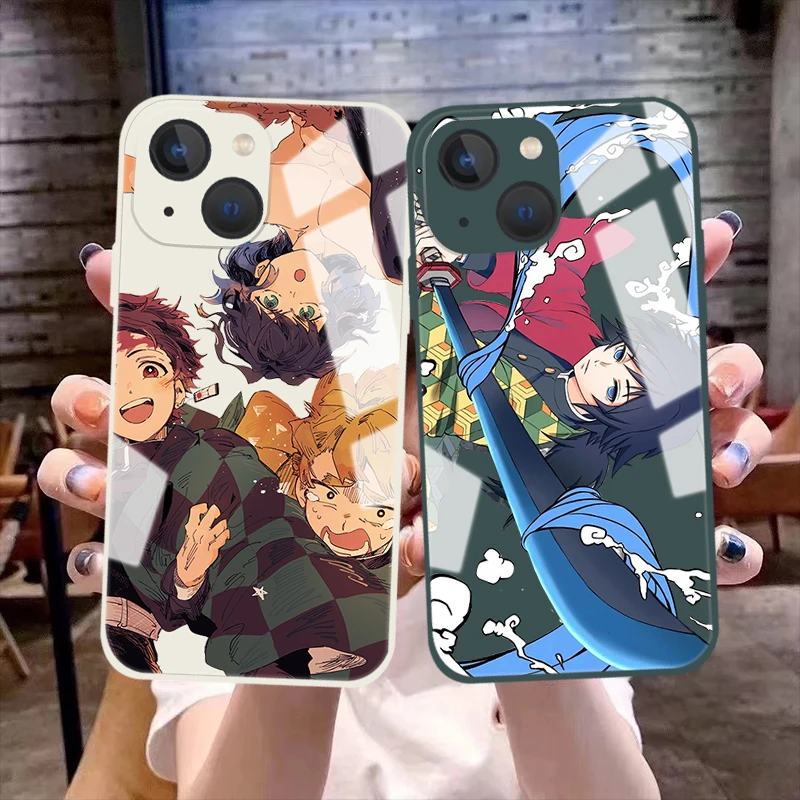 Kimetsu No Yaiba Demon Slayer Anime Phone Cover For iPhone 11 12 13 14 Pro Max 12 13 Mini Candy color Tempered Glass bumper Case
Kimetsu No Yaiba Demon Slayer Anime Phone Cover For iPhone 11 12 13 14 Pro Max 12 13 Mini Candy color Tempered Glass bumper Case