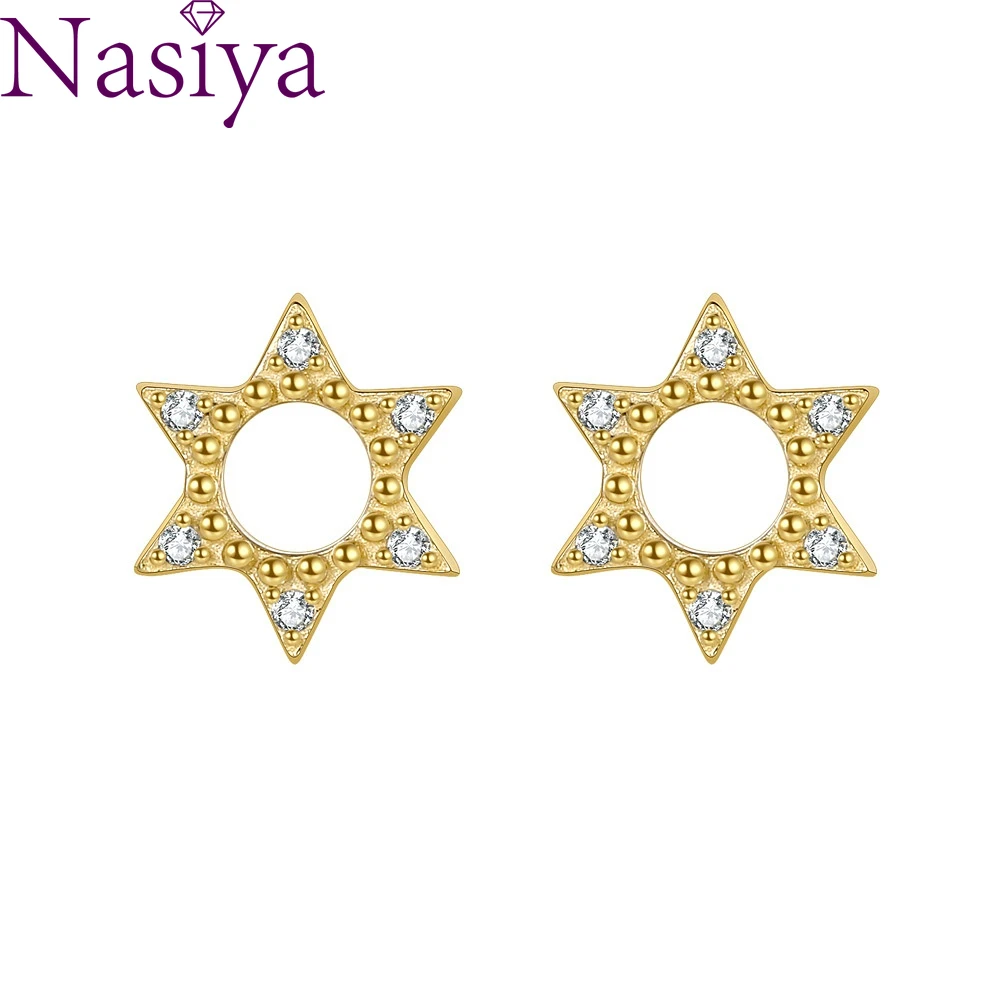 925 Sterling Silver Fashion Gold Sun Flower Shape Sparkling Cubic CZ Stud Earrings For Women Fine Jewelry 
925 Sterling Silver Fashion Gold Sun Flower Shape Sparkling Cubic CZ Stud Earrings For Women Fine Jewelry