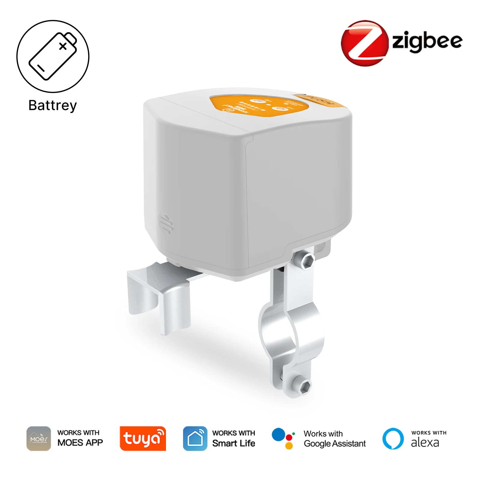 Умный газовый клапан Tuya Zigbee
Умный газовый клапан Tuya Zigbee