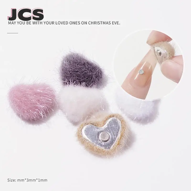 Detachable Magnet Plush Heart 3D Soft Hairball Nail Art Decorations Fashion Jewelry Manicure Design Accessories
Detachable Magnet Plush Heart 3D Soft Hairball Nail Art Decorations Fashion Jewelry Manicure Design Accessories