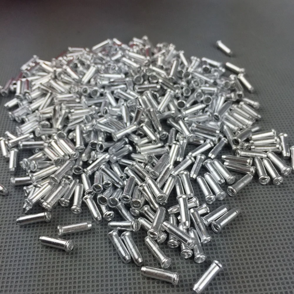 100pcs Aluminum Alloy Bicycle Brake Wire Cap Bike Derailleur Shifter Cable End Caps Tips Cycling Crimps Inner Wire Ferrules
100pcs Aluminum Alloy Bicycle Brake Wire Cap Bike Derailleur Shifter Cable End Caps Tips Cycling Crimps Inner Wire Ferrules