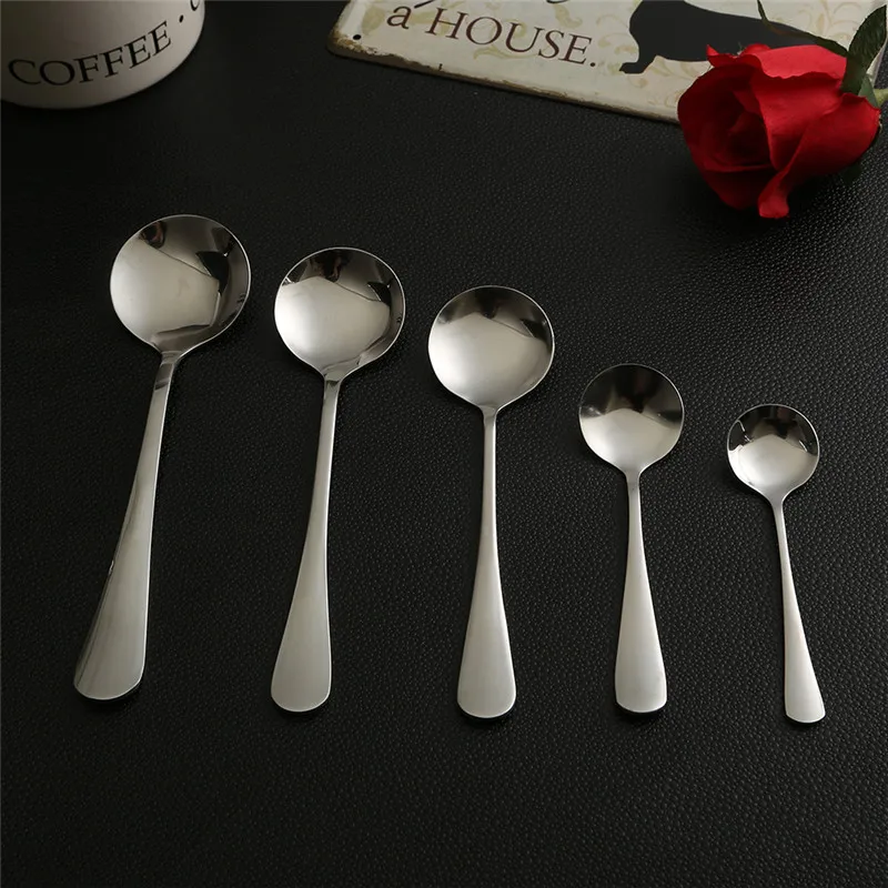 1Pc Stainless Steel Mirror Polish Dessert Coffee Adult Children Kids Round Head Spoon Kitchen Dinner Tableware
1Pc Stainless Steel Mirror Polish Dessert Coffee Adult Children Kids Round Head Spoon Kitchen Dinner Tableware