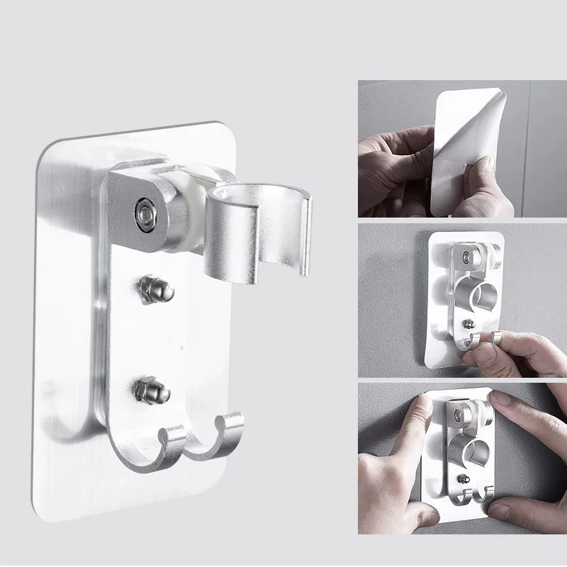 Strong Adhesive 90° Aluminum Wall Mounted Shower Head Holder Adjustable Bathroom Accessories Shower Nozzle Stand Bracket
Strong Adhesive 90° Aluminum Wall Mounted Shower Head Holder Adjustable Bathroom Accessories Shower Nozzle Stand Bracket
