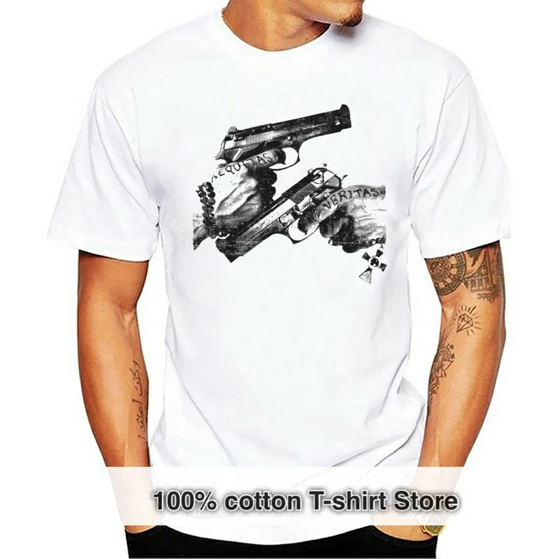 On Sale New Fashion Summer Print Veritas Aequitas T-Shirt Boondock Tattoo Saints Art Show Convention Mafia Mob T Shirt Wholesale
On Sale New Fashion Summer Print Veritas Aequitas T-Shirt Boondock Tattoo Saints Art Show Convention Mafia Mob T Shirt Wholesale