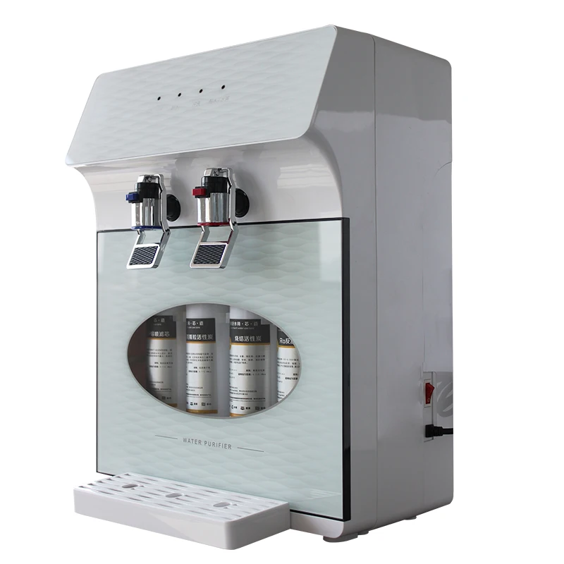 Home water filters 4 stages hot ro reverse osmosis water filtration system Heated water purifier machine
Home water filters 4 stages hot ro reverse osmosis water filtration system Heated water purifier machine