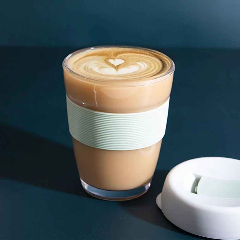 1PC Travel Takeaway Glass Coffee Mug 350ML Reusable Eco Friendly With Plastic Cover Coffee Cup Drinkware Car Water Glass
1PC Travel Takeaway Glass Coffee Mug 350ML Reusable Eco Friendly With Plastic Cover Coffee Cup Drinkware Car Water Glass