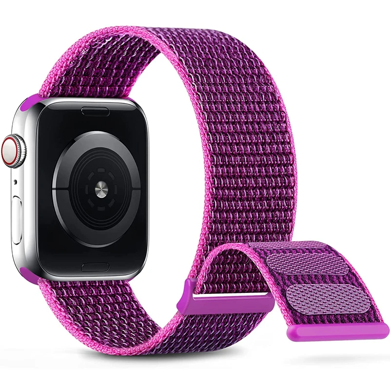 Strap for Apple Watch Bracelet 44mm 45mm 40mm 41mm 40mm 38mm Nylon Women Men Stretchy Elastic Braided iWatch Series 3 4 5 6 SE 7 
Strap for Apple Watch Bracelet 44mm 45mm 40mm 41mm 40mm 38mm Nylon Women Men Stretchy Elastic Braided iWatch Series 3 4 5 6 SE 7