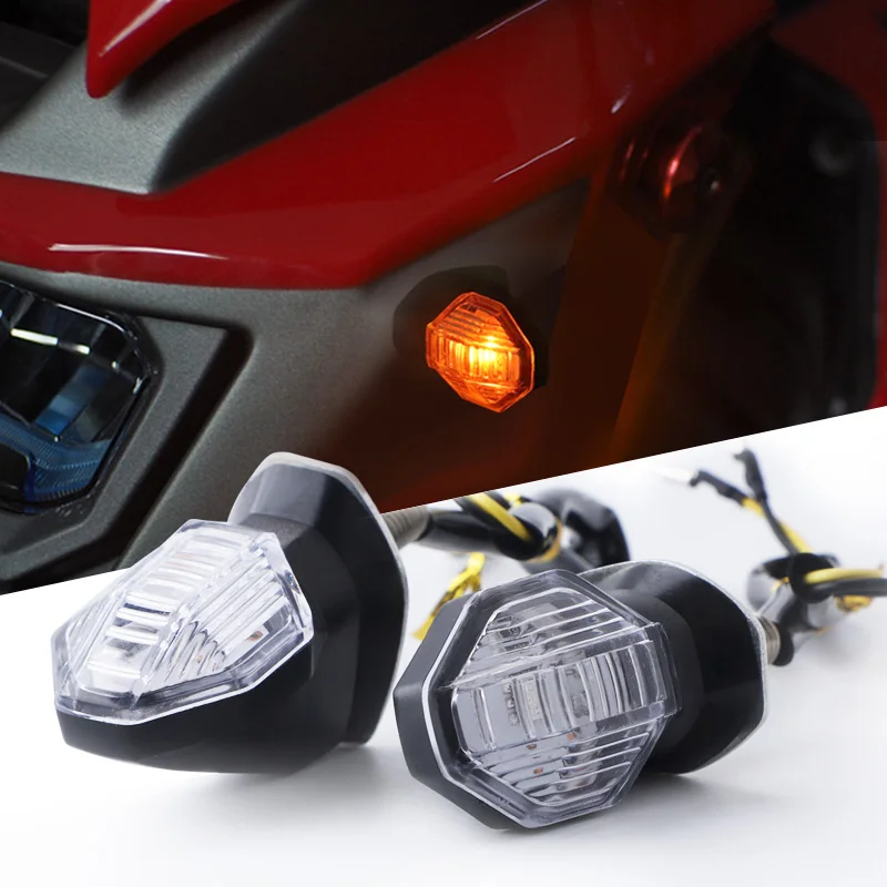 2PCS 12V Motorcycle Mini LED Turn Signal Blinker Indicator Amber Light Thread 8mm Two Wire For honda grom accessories mt 07
2PCS 12V Motorcycle Mini LED Turn Signal Blinker Indicator Amber Light Thread 8mm Two Wire For honda grom accessories mt 07