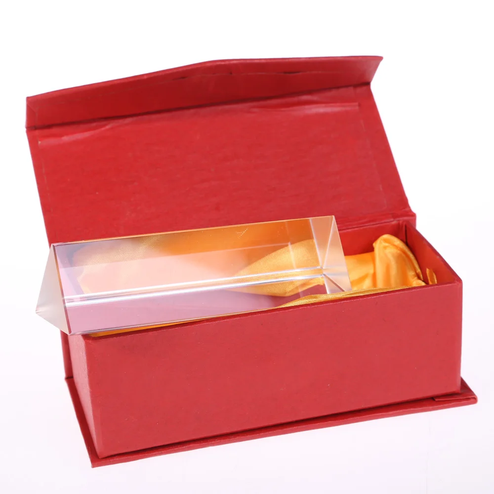 10cm Mini Optical Prism Glass Triangular Refractor For Physics Experiment Surveying Kids Gift Prisma Red Box Friends Gift
10cm Mini Optical Prism Glass Triangular Refractor For Physics Experiment Surveying Kids Gift Prisma Red Box Friends Gift