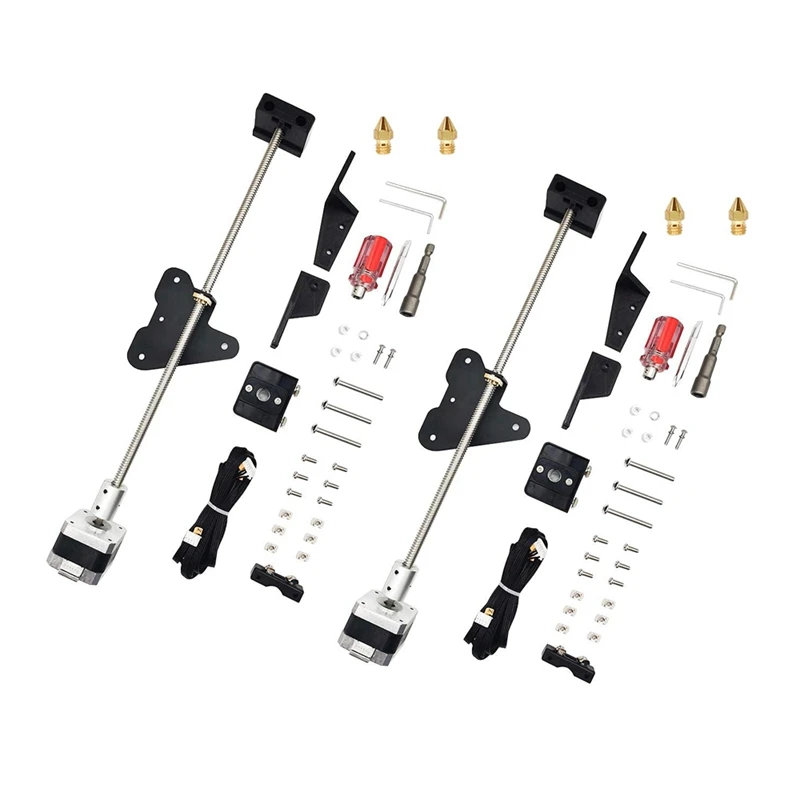 2X Lead Screw Dual Z Stepper Motor Upgrade Kit For Creality Ender 3, Ender 3 Pro, Ender 3 V2, Voxelab Aquila 3D Printer
2X Lead Screw Dual Z Stepper Motor Upgrade Kit For Creality Ender 3, Ender 3 Pro, Ender 3 V2, Voxelab Aquila 3D Printer