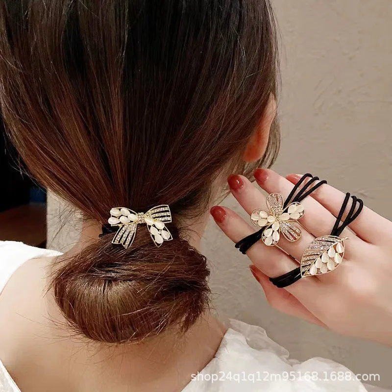 Shining Rhinestone Opal Scrunchies Elegant Ponytail Rope Elastic Hair Girl Hair Ties High Elasticity Rubber Bands Headdress
Shining Rhinestone Opal Scrunchies Elegant Ponytail Rope Elastic Hair Girl Hair Ties High Elasticity Rubber Bands Headdress