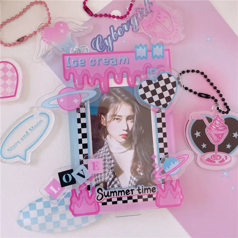 Kawaii Acrylic Photocards Holder With Chain Waterproof Cute Protector Kpop Idol Photo Card Sleeves Keychain Pendant Stationery
Kawaii Acrylic Photocards Holder With Chain Waterproof Cute Protector Kpop Idol Photo Card Sleeves Keychain Pendant Stationery