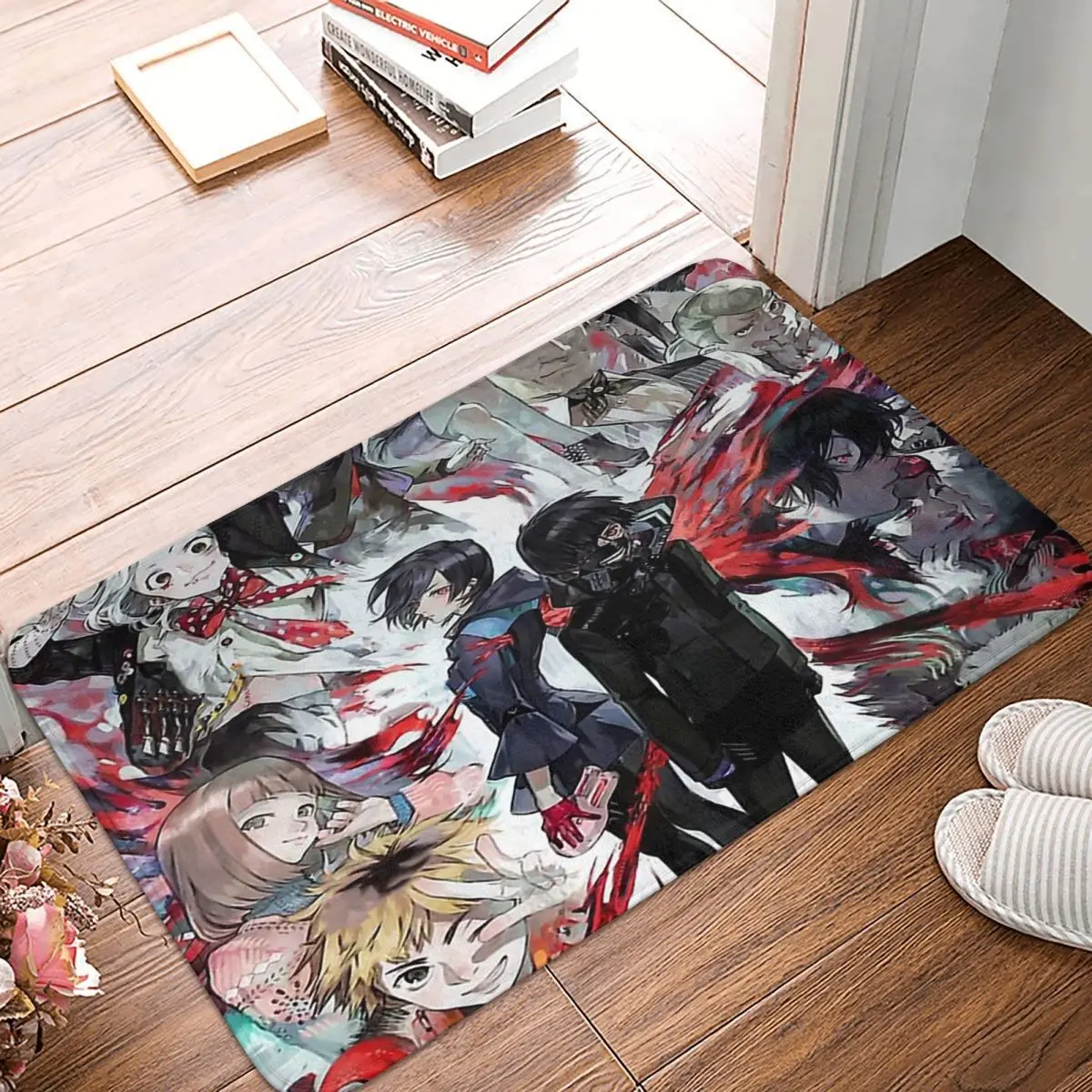 Tokyo Ghoul Adventure Anime Kitchen Non-Slip Carpet Anteiku Aogiri Tree Pigeon Living Room Mat Welcome Doormat Home Decor Rug
Tokyo Ghoul Adventure Anime Kitchen Non-Slip Carpet Anteiku Aogiri Tree Pigeon Living Room Mat Welcome Doormat Home Decor Rug
