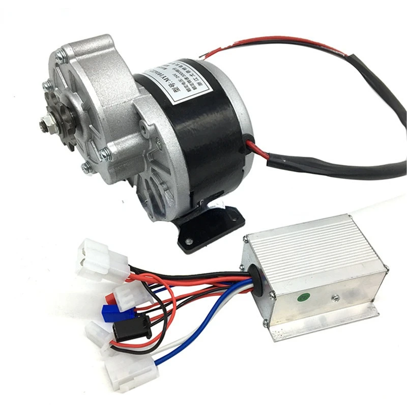 

MY1016 Z2 12V 24V 250W Electric Bicycle Bike Scooter planetary Gear DC Brushed Motor with Controller Motor Kit