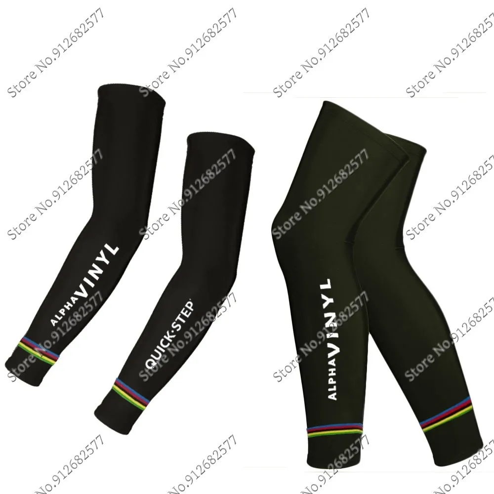 Black Quick Step Team 2022 Leg Warmers UV Protection ALPHA-VINYL Cycling Arm Warmer Road Bike Leg Sleeve MTB Maillot
Black Quick Step Team 2022 Leg Warmers UV Protection ALPHA-VINYL Cycling Arm Warmer Road Bike Leg Sleeve MTB Maillot