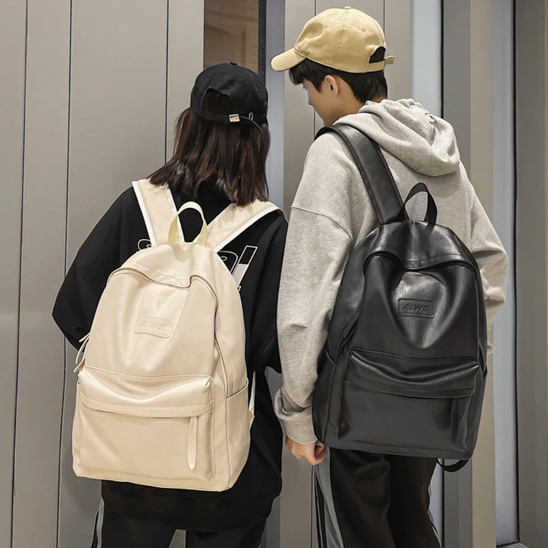 High Quality Women Man Backpack PU Leather Men's Backpacks Girl Luxury Designer Back Pack Laptop Bag Large Capacity Travel Bag
High Quality Women Man Backpack PU Leather Men's Backpacks Girl Luxury Designer Back Pack Laptop Bag Large Capacity Travel Bag