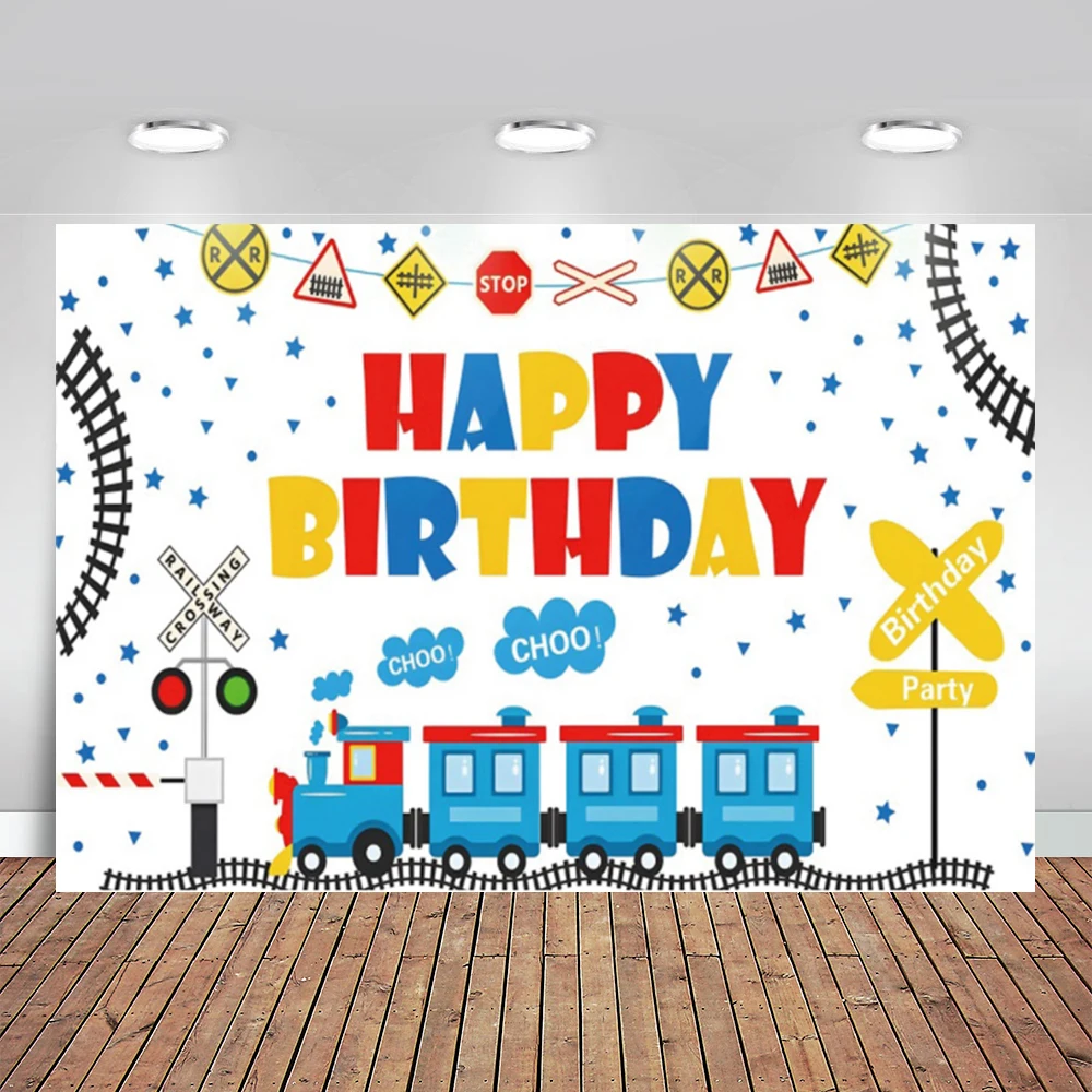 Train Theme Birthday Backdrop Boys Cartoon Train Chugga Chugga Baby Shower Portrait Customized Photography Background
Train Theme Birthday Backdrop Boys Cartoon Train Chugga Chugga Baby Shower Portrait Customized Photography Background