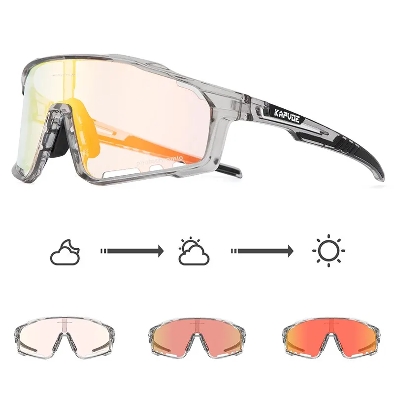 KAPOVE Photochromic Women Men Cycling Glasses MTB Mountain Road Bike Riding Sunglasses Outdoor Sports Goggles Bicycle Eyewear
KAPOVE Photochromic Women Men Cycling Glasses MTB Mountain Road Bike Riding Sunglasses Outdoor Sports Goggles Bicycle Eyewear