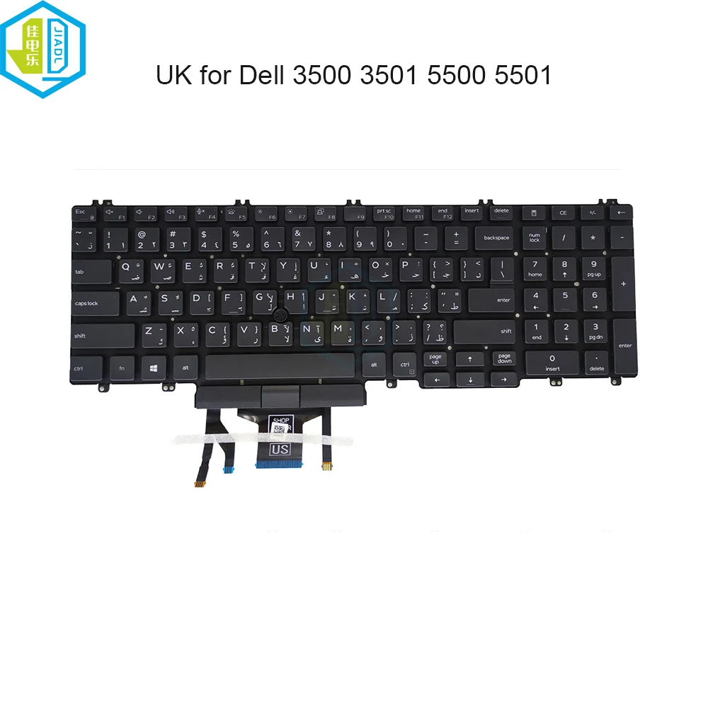 Клавиатура T12W4 с арабской клавиатурой и подсветкой для Dell Latitude 3500 3501 5500 5501 3540 Precision 3541 3500 0T12W4 CN-0T12W4
Клавиатура T12W4 с арабской клавиатурой и подсветкой для Dell Latitude 3500 3501 5500 5501 3540 Precision 3541 3500 0T12W4 CN-0T12W4