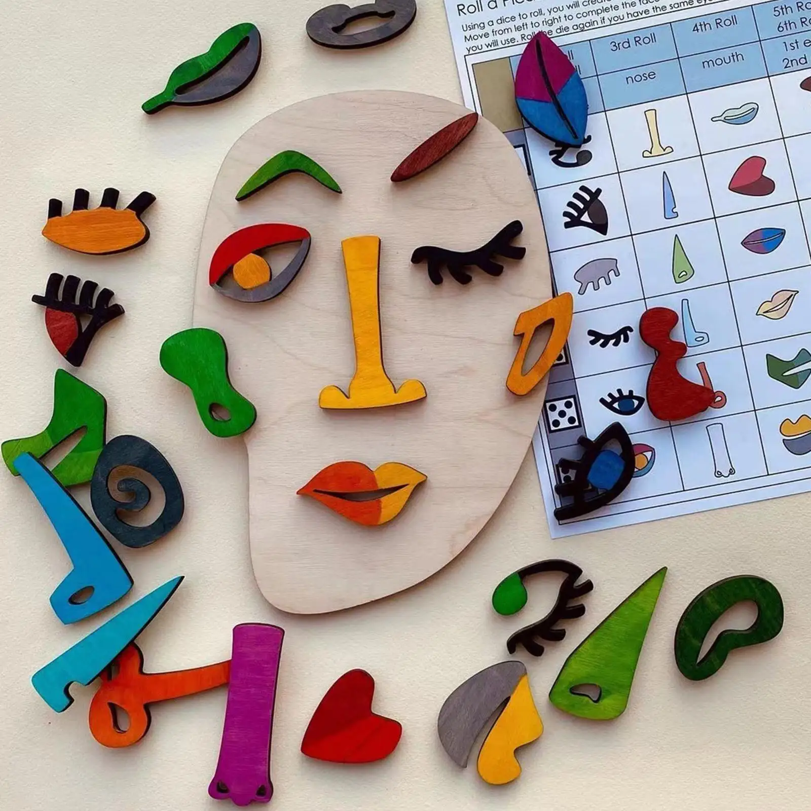 Wooden Face Puzzle Toy For Children DIY Creative Facial Expression Board Puzzle Game Kids Educational Toy Imagination Develop
Wooden Face Puzzle Toy For Children DIY Creative Facial Expression Board Puzzle Game Kids Educational Toy Imagination Develop