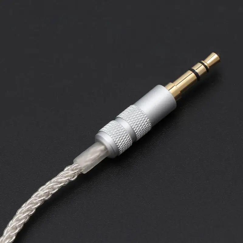 8 Shares Single Crystal Copper Plated Silver Earphone Cable Weaving Headset Wire Cord Replacement for MMCX SE846 67JD
8 Shares Single Crystal Copper Plated Silver Earphone Cable Weaving Headset Wire Cord Replacement for MMCX SE846 67JD