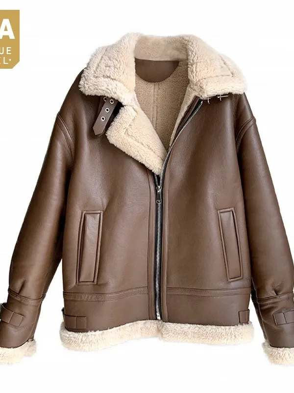 Fashion New Womens 2023 Winter Biker Jackets Office Lady Turn-Down Collar Vintage Zippers Pockets Casual Korean Style Outerwear
Fashion New Womens 2023 Winter Biker Jackets Office Lady Turn-Down Collar Vintage Zippers Pockets Casual Korean Style Outerwear