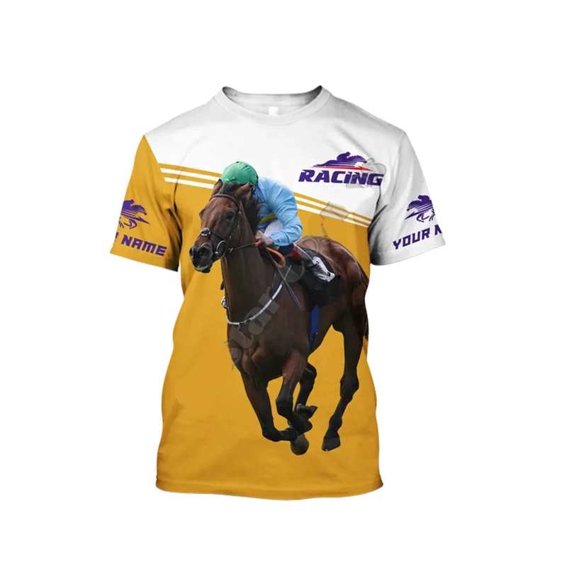 Horse Racing 3d Printed T Shirts Men Street Horse Harajuku Clothes Oversized Short Sleeve T Shirts Men Women
Horse Racing 3d Printed T Shirts Men Street Horse Harajuku Clothes Oversized Short Sleeve T Shirts Men Women