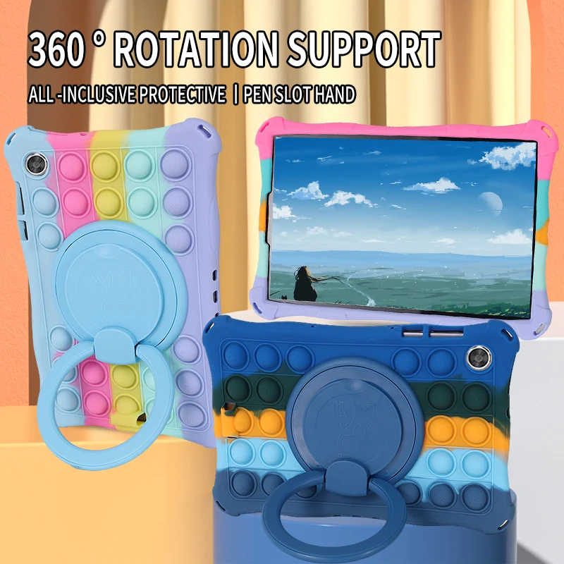 Pop Push It Case For Lenovo Tab M10 HD 2nd X306 TB-X306F X306X Tablet Rotating Stand FHD Plus 10.3 TB-X606F Soft Silicone Cover
Pop Push It Case For Lenovo Tab M10 HD 2nd X306 TB-X306F X306X Tablet Rotating Stand FHD Plus 10.3 TB-X606F Soft Silicone Cover