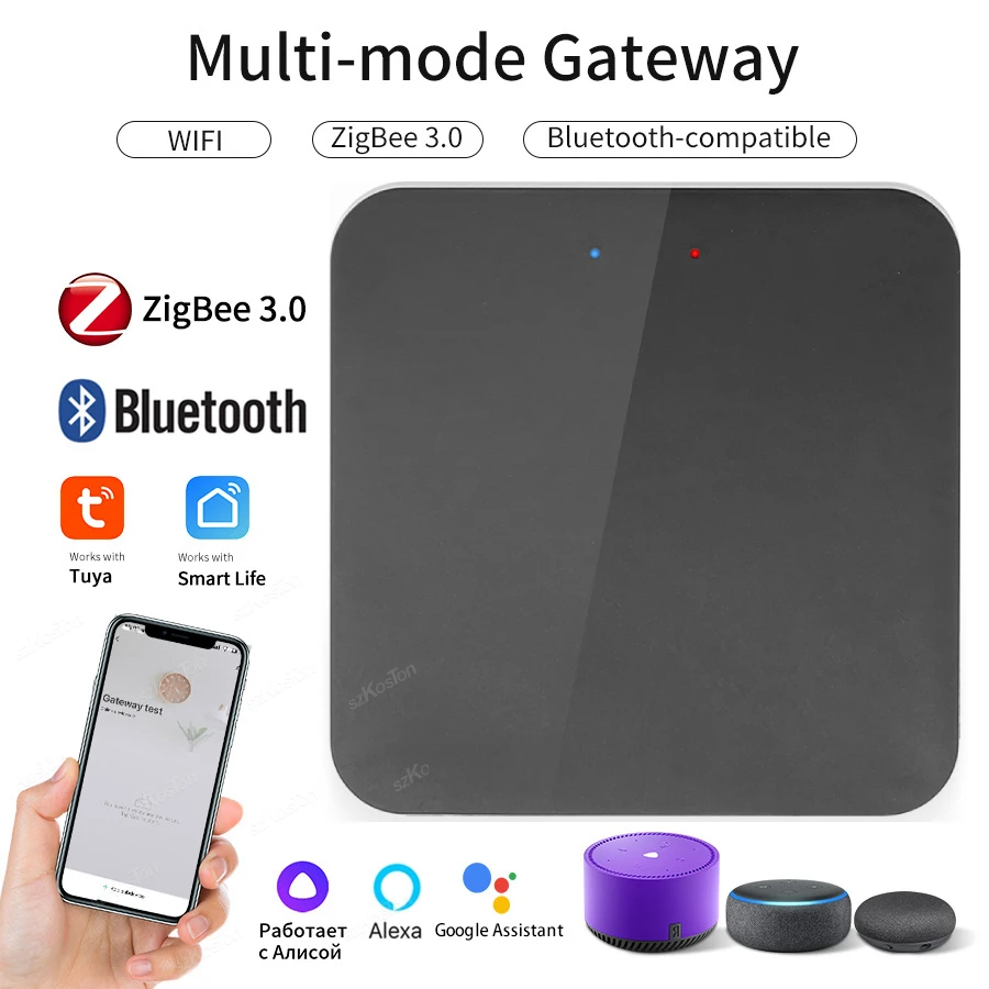 Универсальный многомодовый концентратор Tuya ZigBee с интеллектуальным пультом дистанционного управления и поддержкой Wi-Fi B...
Универсальный многомодовый концентратор Tuya ZigBee с интеллектуальным пультом дистанционного управления и поддержкой Wi-Fi B...