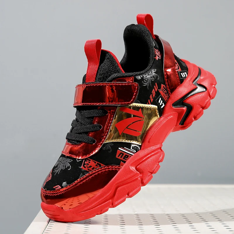 Spring 2022 Sneakers For Boys Red Gold Children Running Shoes Boy Outdoor Soft Children Boys Sneakers Leather Kid Jogging Shoes
Spring 2022 Sneakers For Boys Red Gold Children Running Shoes Boy Outdoor Soft Children Boys Sneakers Leather Kid Jogging Shoes
