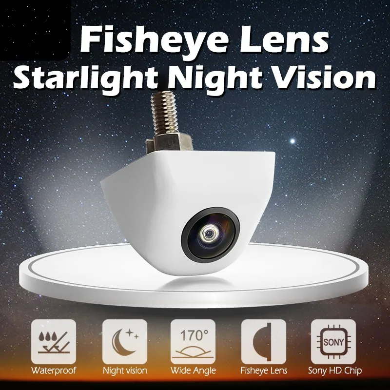 MeyRton 170 Degree White Starlight Night Vision Fish Eye Lens Vehicle Rear / Front View Camera low-light level 15m Car Camera 
MeyRton 170 Degree White Starlight Night Vision Fish Eye Lens Vehicle Rear / Front View Camera low-light level 15m Car Camera