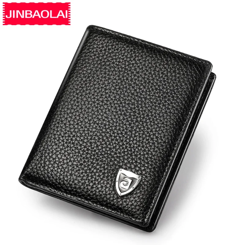 Small Wallet Men Genuine Leather Purses Cowhide Mini Wallets Black and Brown Quality Guarantee Card Holder Cartera
Small Wallet Men Genuine Leather Purses Cowhide Mini Wallets Black and Brown Quality Guarantee Card Holder Cartera